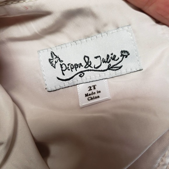 FLASH SALE⚡️Pippa & Julie | Lace Sequin Tutu Dress 2T - Picture 7 of 7